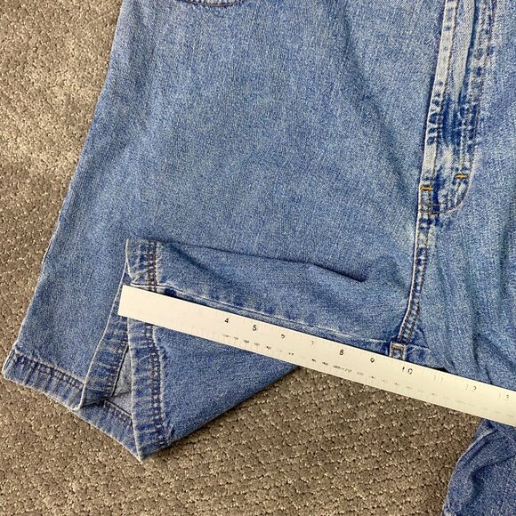 Vintage Y2K Tommy Hilfiger Denim Shorts Men's 38 Blue Jean cotton Made in Canada - Picture 10 of 10